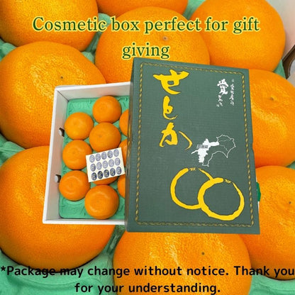 Approximately 3 kg of Setoka, one of the three generations of high-quality citrus fruits from Ehime Prefecture, Japan, in a gift box